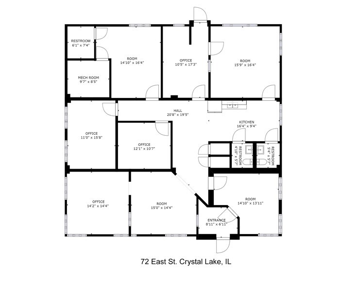 More Photos Of 72 East St, Crystal Lake Light Manufacturing For Lease