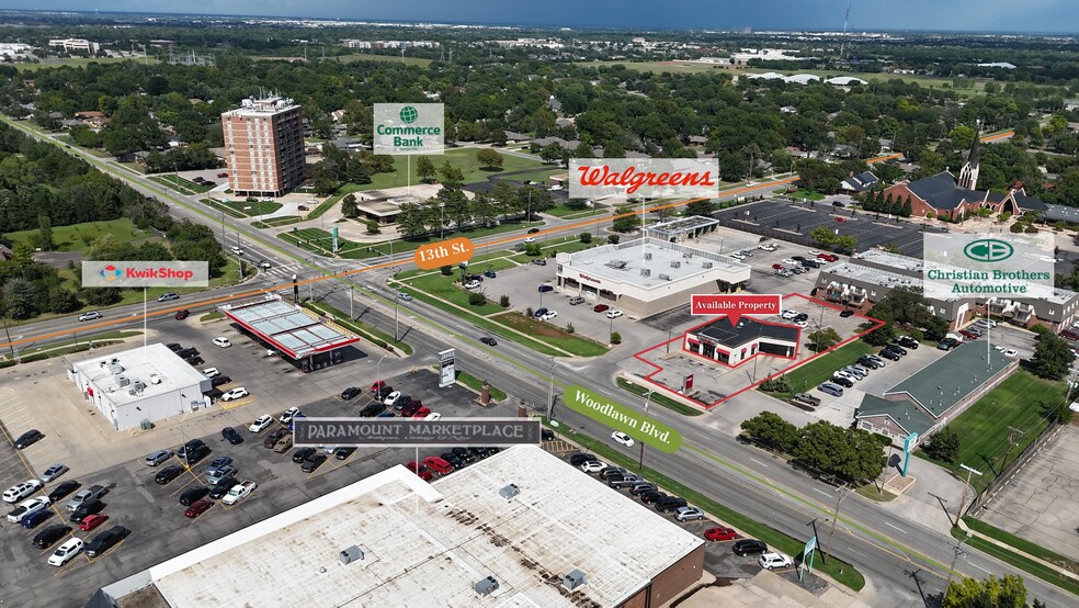 More Photos Of 1306 N Woodlawn St, Wichita Bank For Lease