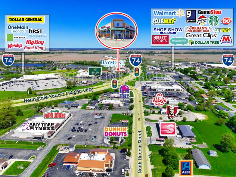 More Photos Of 2215 N State Road 3, Greensburg Drugstore For Lease