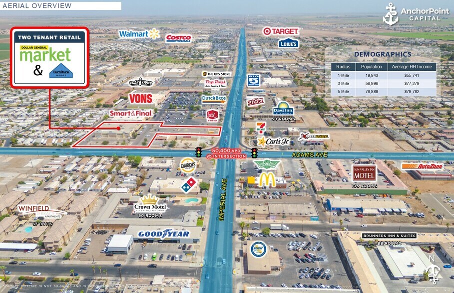 More Photos Of 522-550 N Imperial Ave, El Centro Freestanding For Sale