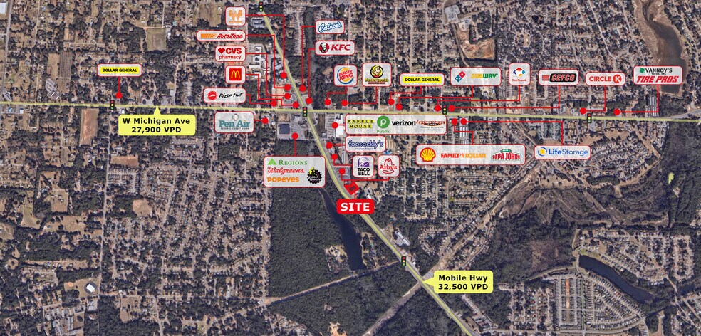 More Photos Of 5400-Blk Mobile Hwy, Pensacola Land For Sale