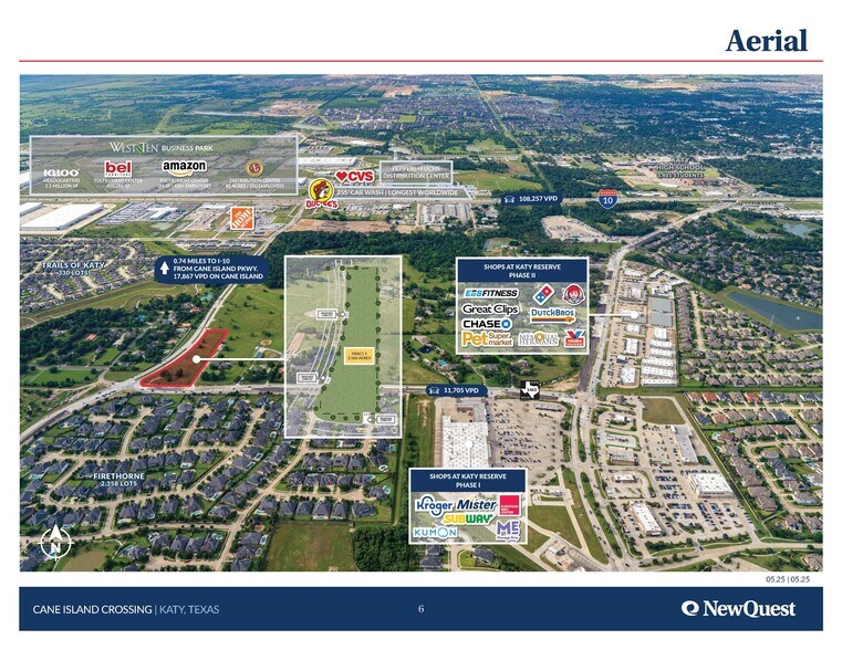 Primary Photo Of Cane Island Xing, Katy Land For Sale