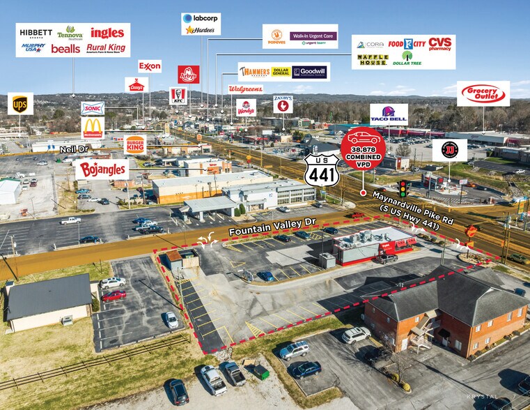 More Photos Of 6725 Maynardville Pike, Knoxville Fast Food For Sale
