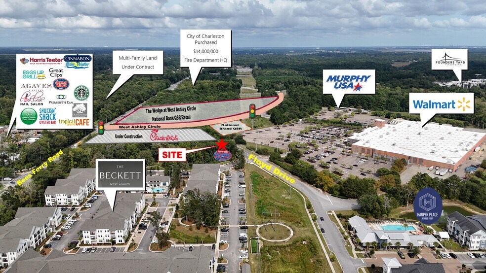 Primary Photo Of 1030 Floyd Dr, Charleston Land For Lease