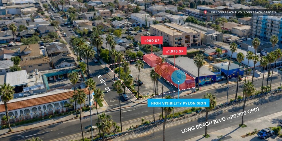 More Photos Of 1498 Long Beach Blvd, Long Beach Freestanding For Lease