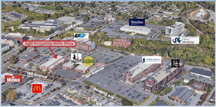 More Photos Of 830 Knitting Mills Way, Wyomissing Loft Creative Space For Lease