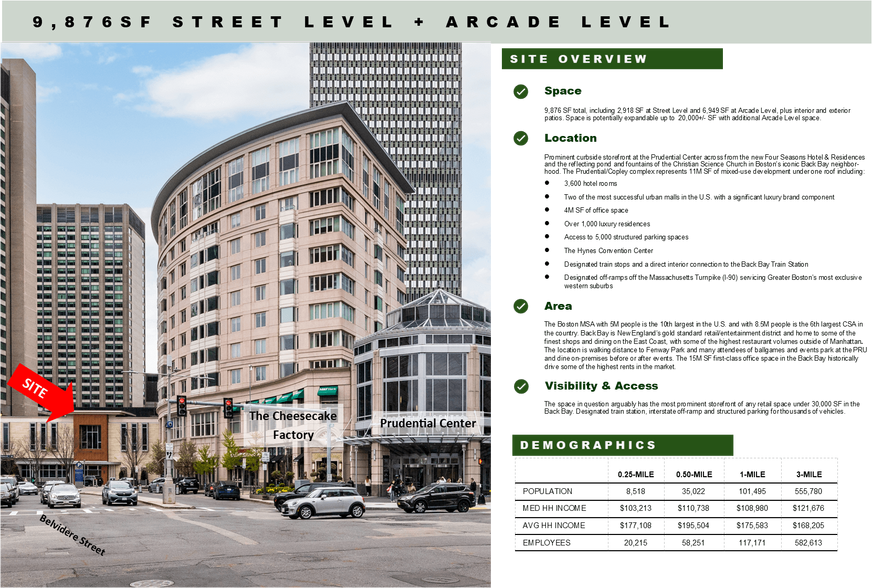 More Photos Of 122 Belvidere St, Boston Storefront For Lease