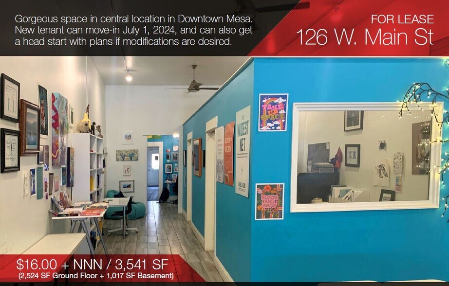 More Photos Of 128 W Main St, Mesa Storefront Retail Office For Lease