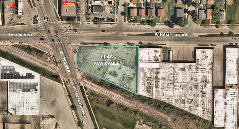 Primary Photo Of 2601 W Hampton Ave, Milwaukee Land For Lease