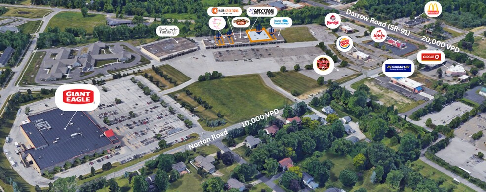 More Photos Of 1604-1662 Norton Rd, Stow Freestanding For Lease