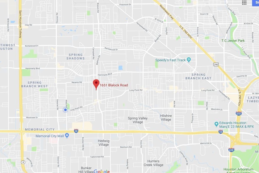 More Photos Of 1651 Blalock Rd, Houston Manufacturing For Lease