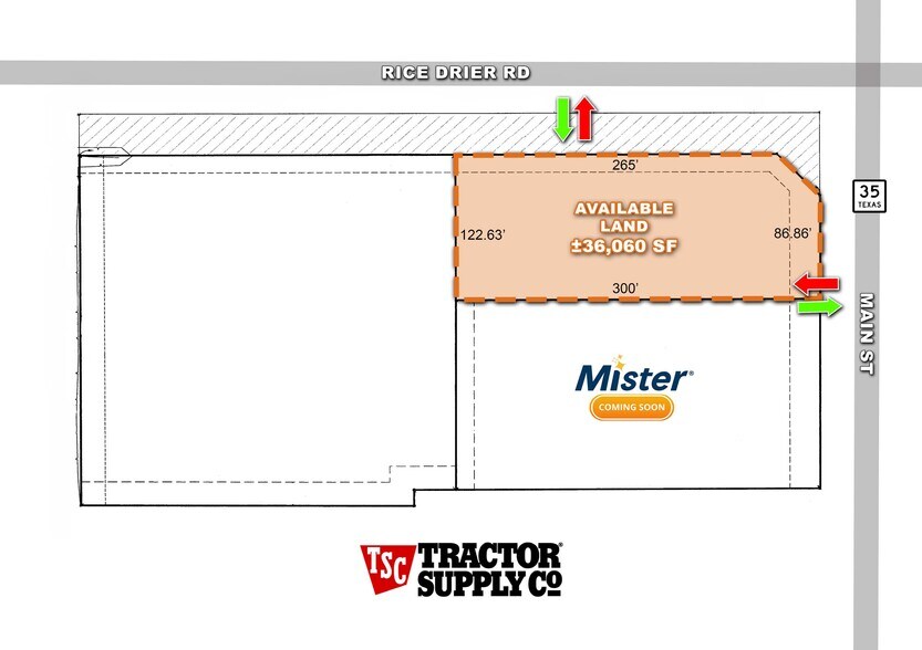 More Photos Of 1814 Main St, Pearland Land For Lease