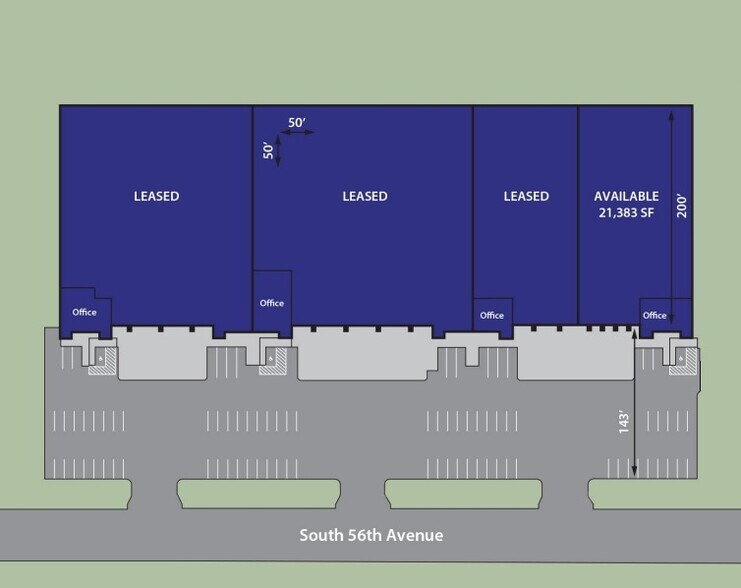 More Photos Of 1002 S 56th Ave, Phoenix Distribution For Lease