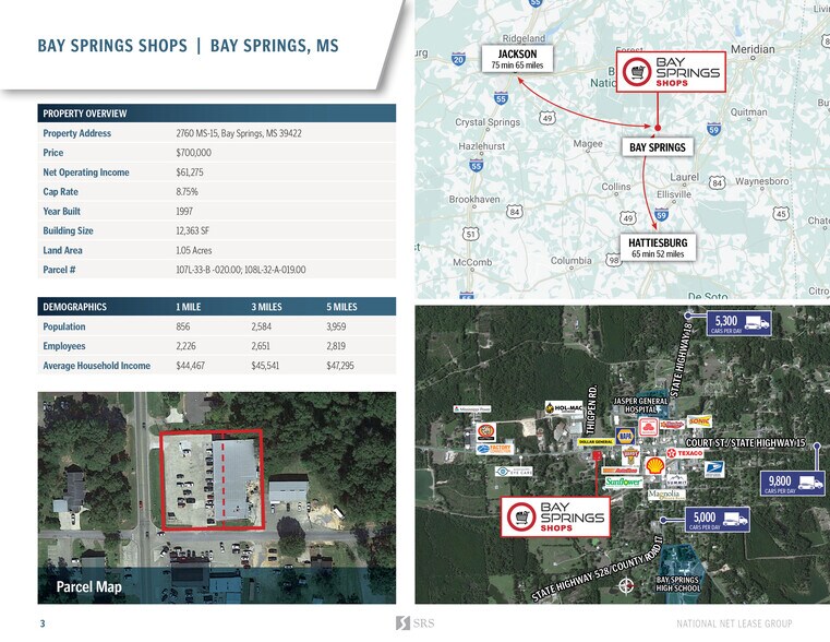 More Photos Of 2760-2768 Highway 15, Bay Springs Freestanding For Sale