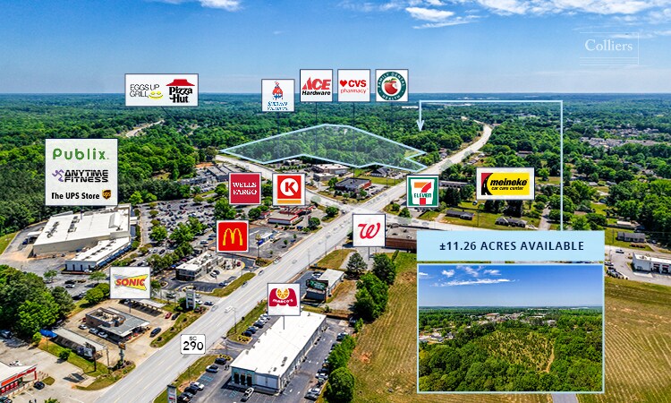 More Photos Of 5831 Reidville Rd, Moore Land For Lease