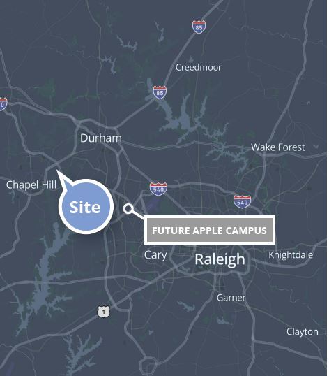 More Photos Of 5520 Old Chapel Hill, Durham Land For Sale