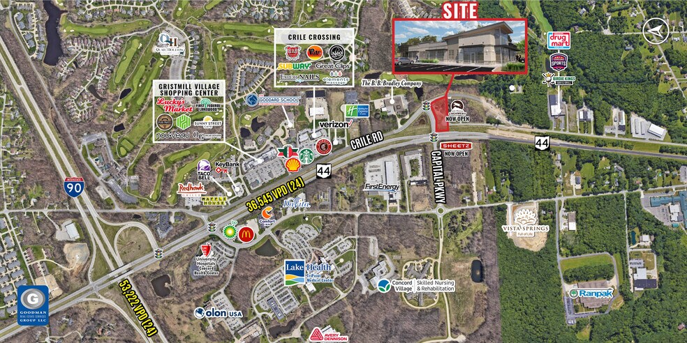 Primary Photo Of Crile Road & Capital Pkwy, Painesville General Retail For Sale
