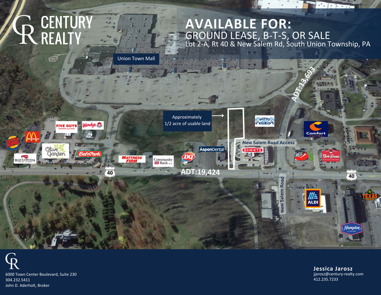 Primary Photo Of 15 New Salem Rd, Uniontown Land For Sale