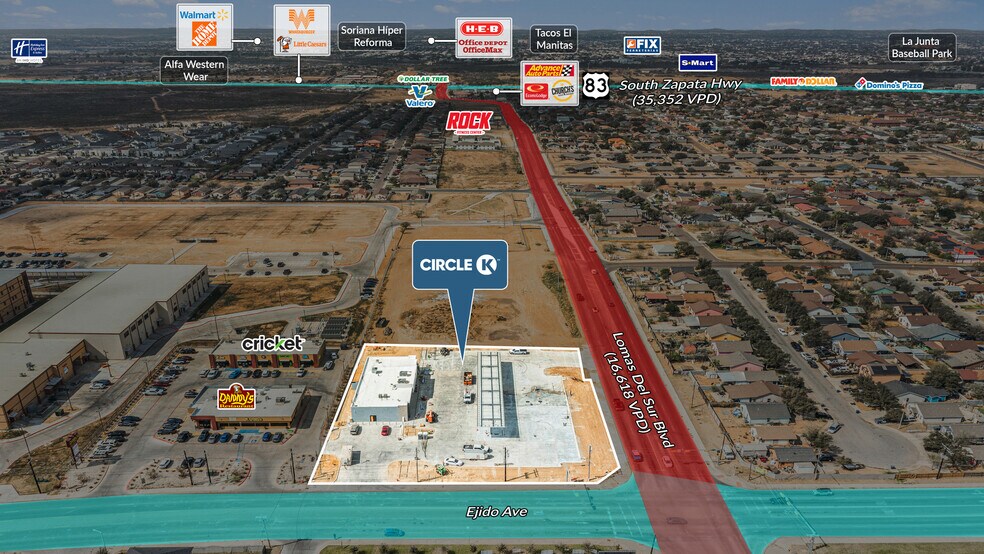 More Photos Of Southwest Corner of Lomas Del Sur Boulevard & S Ejido Avenue, Laredo Convenience Store For Sale