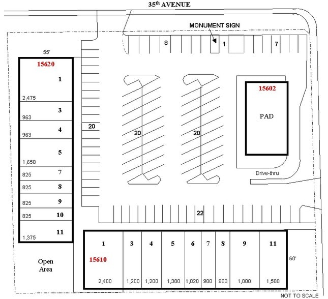 More Photos Of 15610-15620 N 35th Ave, Phoenix Unknown For Lease