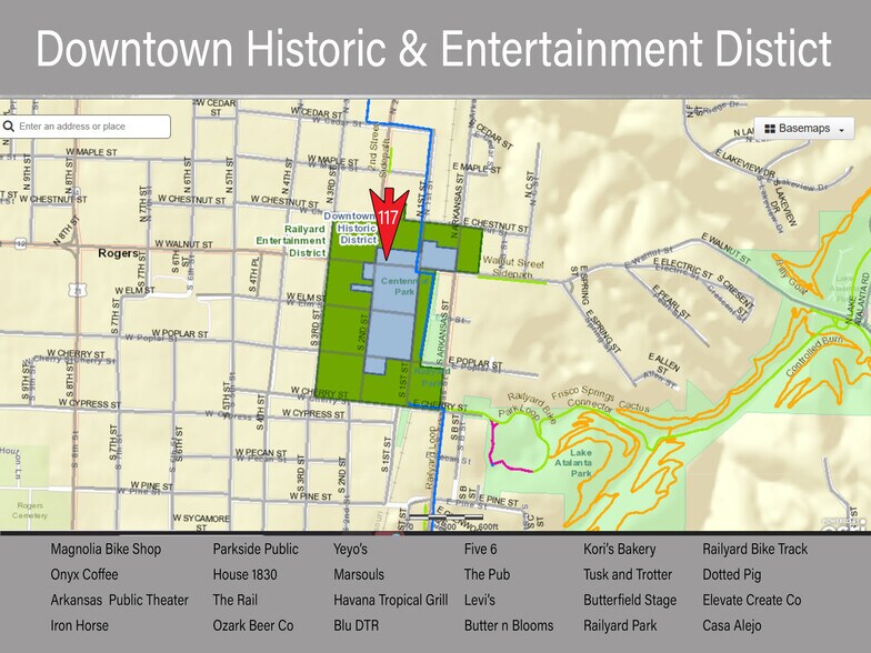 More Photos Of 117 W Walnut St, Rogers Restaurant For Sale