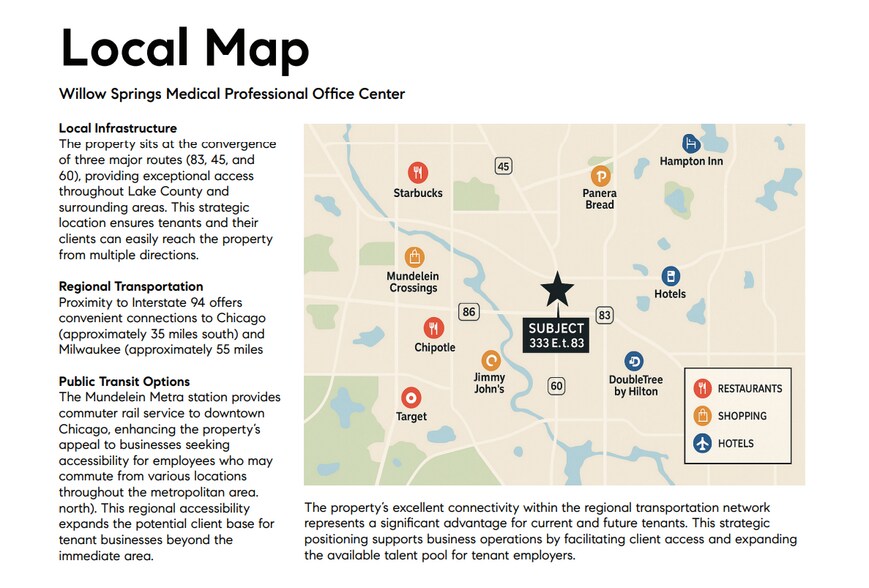 More Photos Of 333 E Route 83, Mundelein Medical For Lease