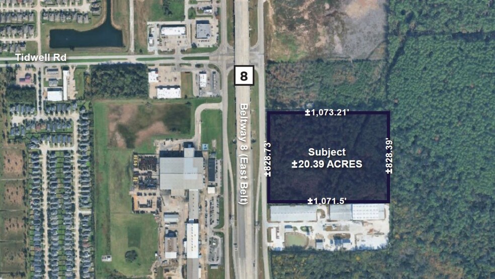 Primary Photo Of SEQ E Sam Houston Pkwy & Tidwell Rd, Houston Land For Sale