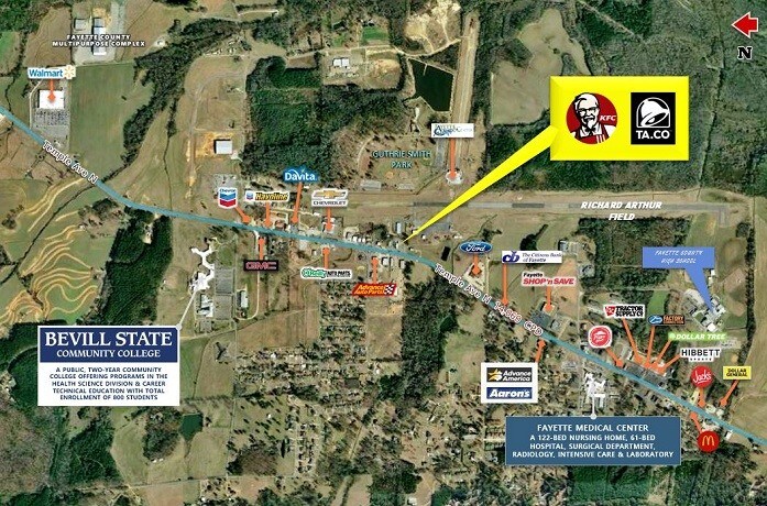 More Photos Of 2210 Temple Ave N, Fayette Fast Food For Lease