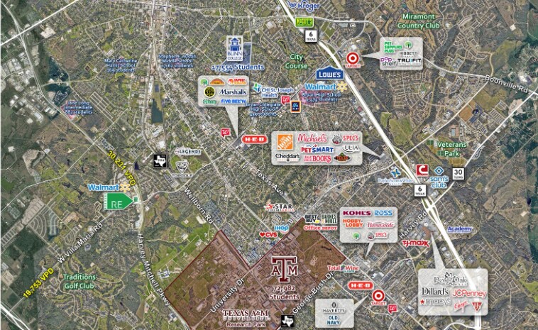 More Photos Of 521 N Harvey Mitchell Pky, Bryan Storefront Retail Office For Lease