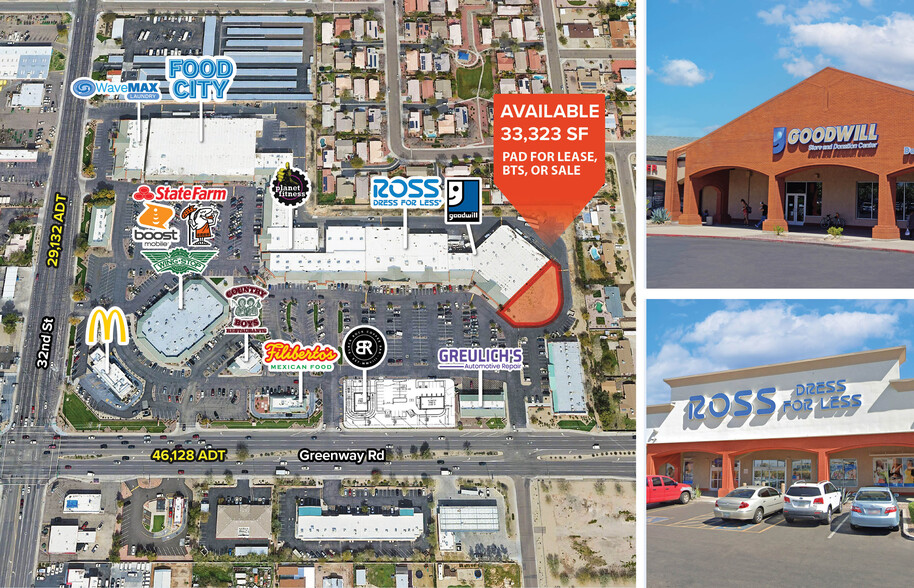 Primary Photo Of 3340 E Greenway Rd, Phoenix Land For Lease