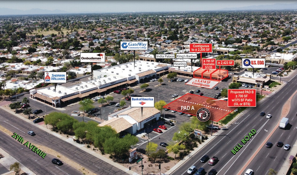 More Photos Of 2901-2957 W Bell Rd, Phoenix Unknown For Lease