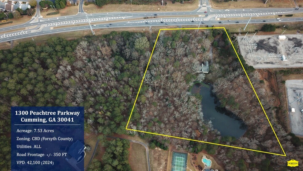 Primary Photo Of 1300 Peachtree Pky, Cumming Land For Sale