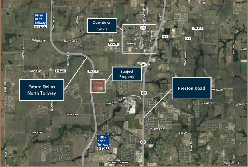 More Photos Of TBD Dallas North Tollway, Celina Land For Sale