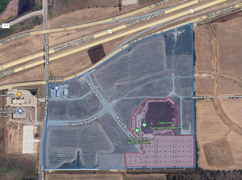 More Photos Of Cleburne Station - US 67 & Nolan River, Cleburne Land For Lease