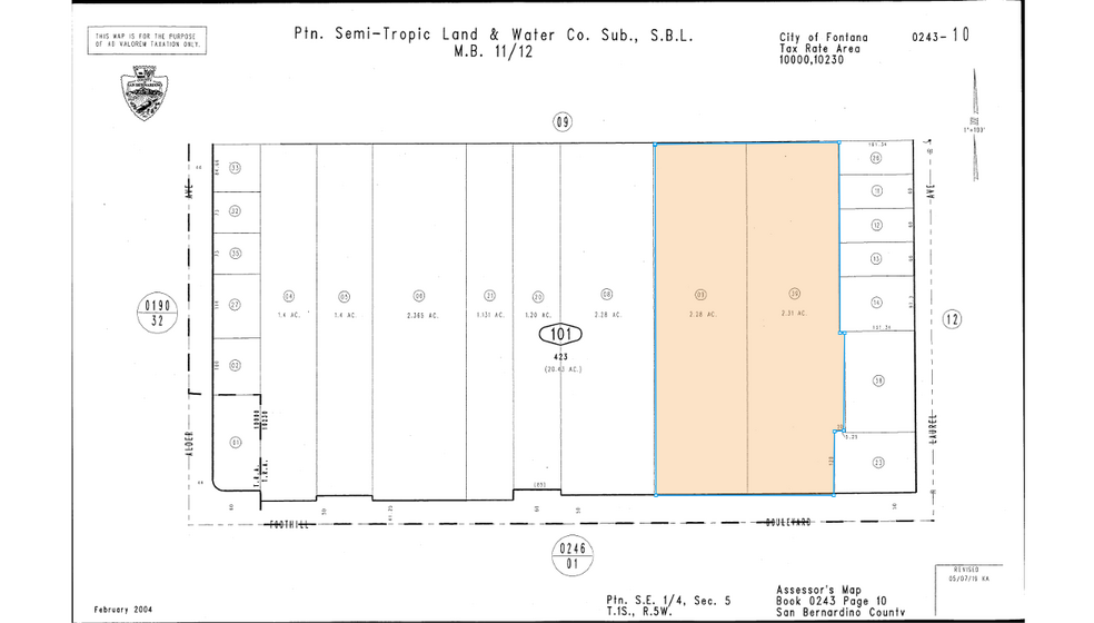 More Photos Of 17848 and 17858 Foothill Blvd, Fontana Land For Sale
