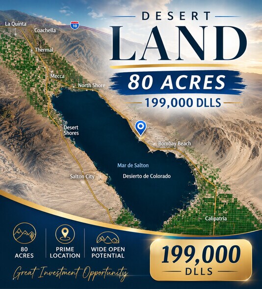 Primary Photo Of Vacant Land, Niland Land For Sale