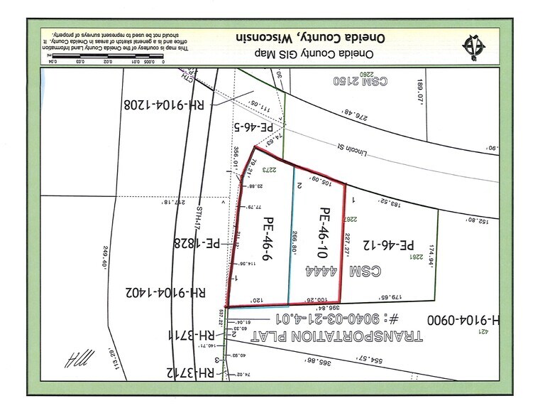 More Photos Of 2267 Lincoln St, Rhinelander Land For Sale