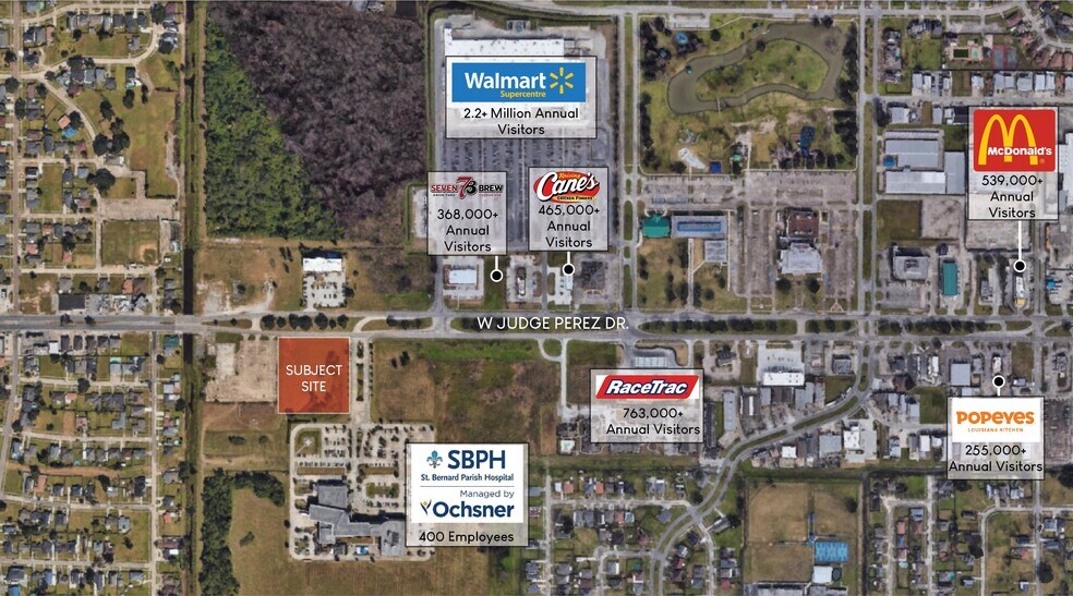 More Photos Of 7900 W Judge Perez Dr, Arabi Land For Lease