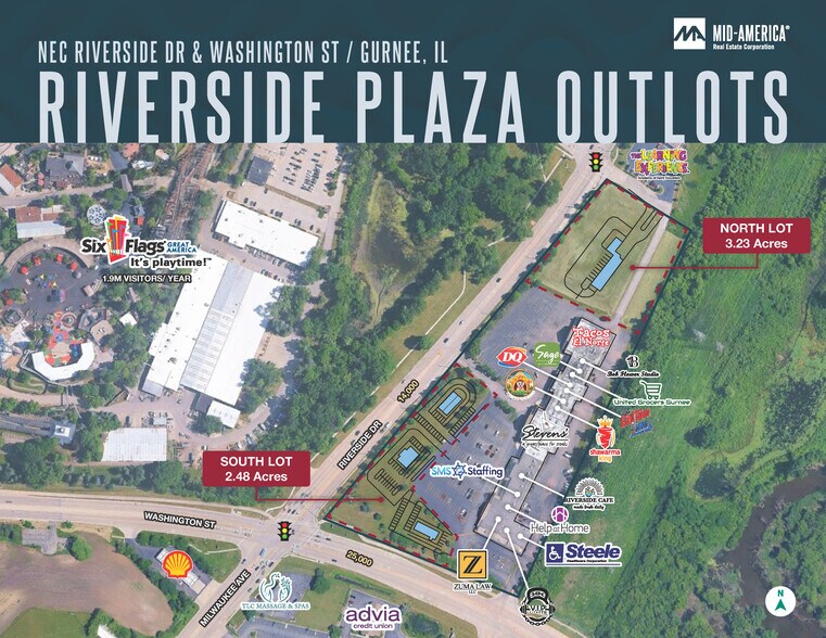 Primary Photo Of 301 N Riverside Dr, Gurnee Land For Lease
