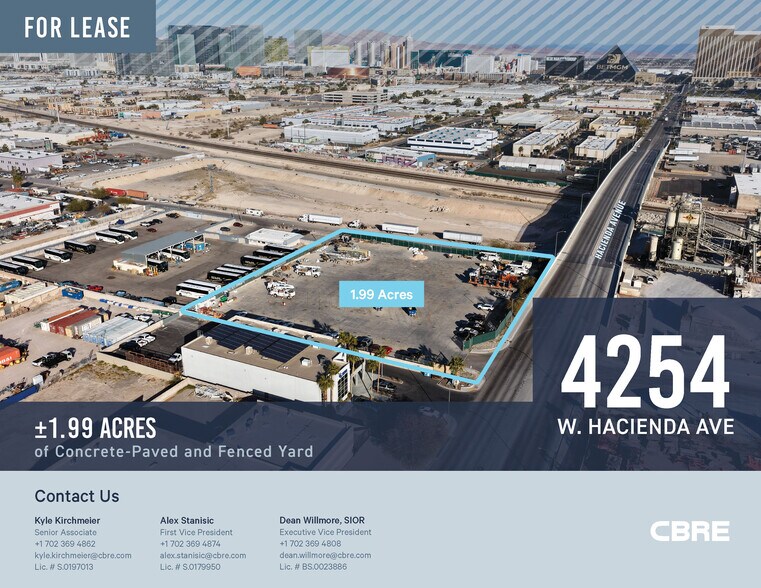 Primary Photo Of 4254 W Hacienda Ave, Las Vegas Land For Lease