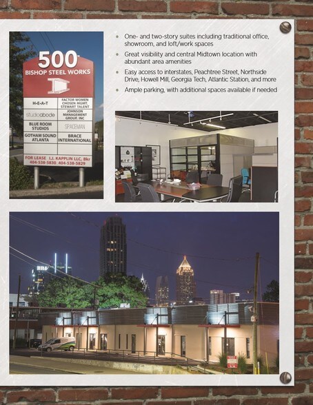 More Photos Of 500 Bishop St, Atlanta Flex For Lease