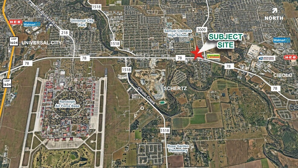 More Photos Of FM 3009 @ FM 78, Schertz Land For Sale