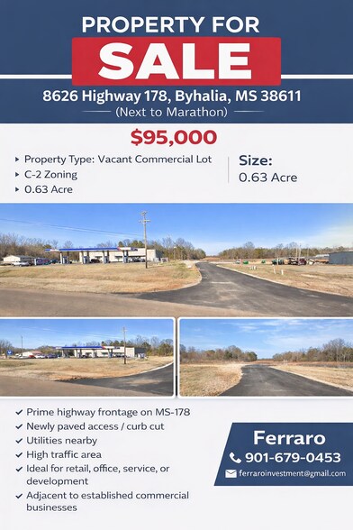 More Photos Of 8626 MS-178 Hwy, Byhalia Land For Sale