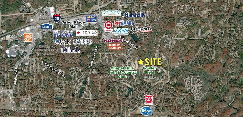 Primary Photo Of 3400 Chapel Hill Rd, Douglasville Land For Sale