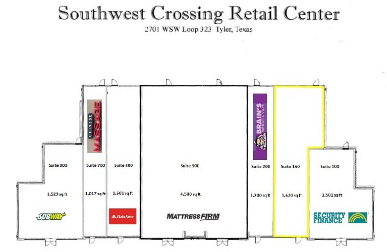 More Photos Of 2701 W SW Loop 323, Tyler Unknown For Lease