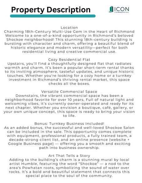 More Photos Of 2200 E Main St, Richmond Storefront Retail Residential For Sale