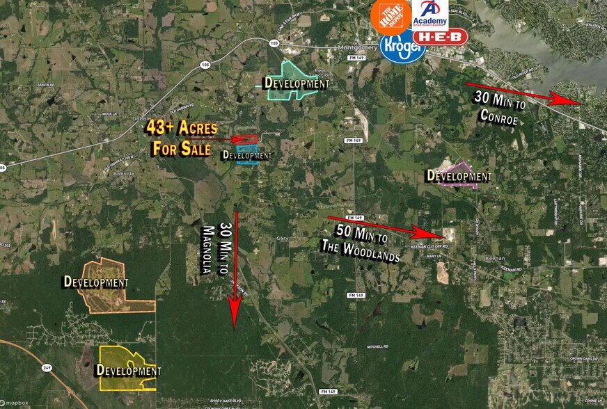 More Photos Of TBD Spring Branch Road, Montgomery Land For Sale