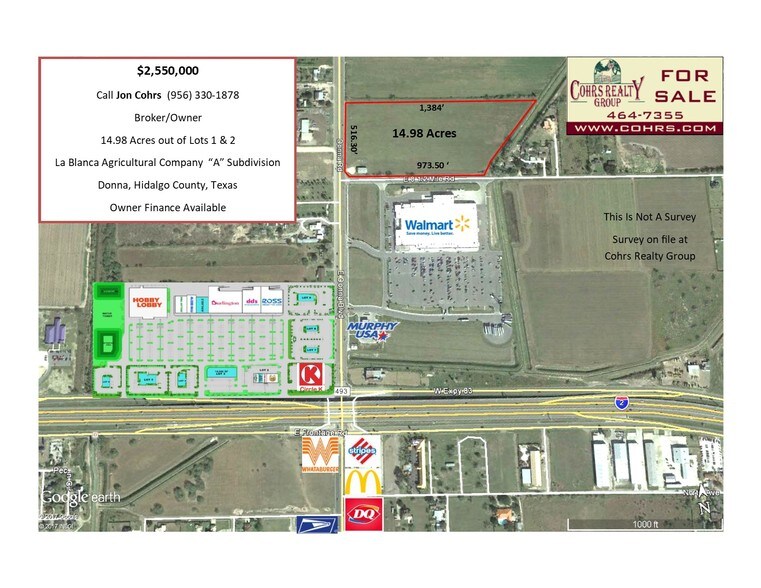 More Photos Of 2300 N FM 493, Donna Land For Sale