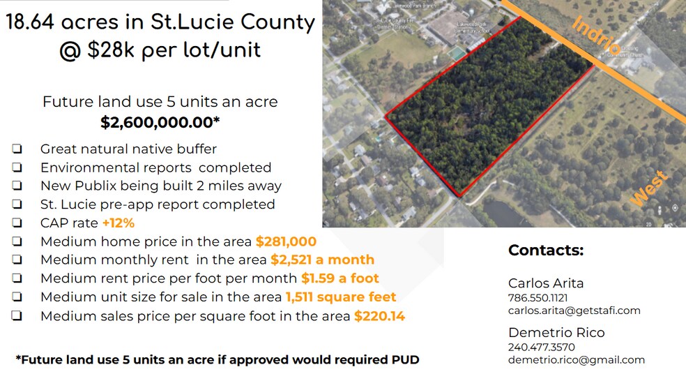 Primary Photo Of 8000 Indrio Rd, Fort Pierce Land For Sale