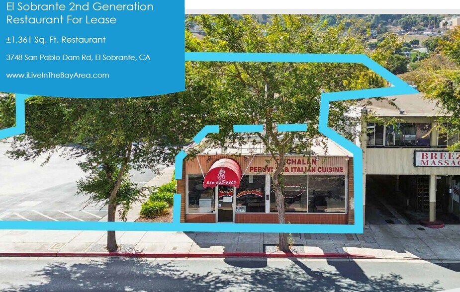 Primary Photo Of 3748 San Pablo Dam Rd, El Sobrante Restaurant For Lease